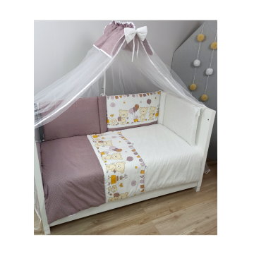 Baby Star Σετ προίκας κρεβατιού εμπριμέ Patty 3τμχ